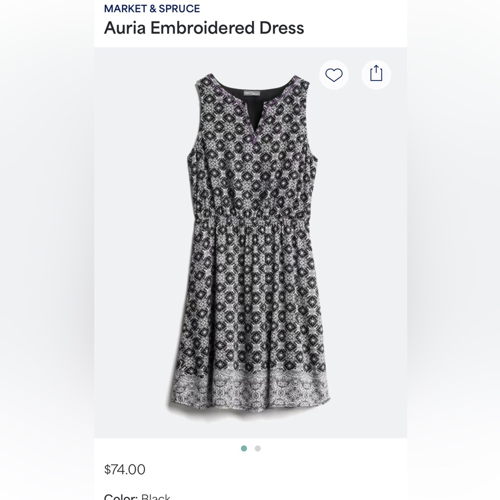 Stitch Fix Market & Spruce Auria embroidered Dress - Picture 3 of 9